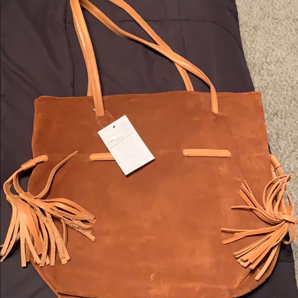 Able suede tote